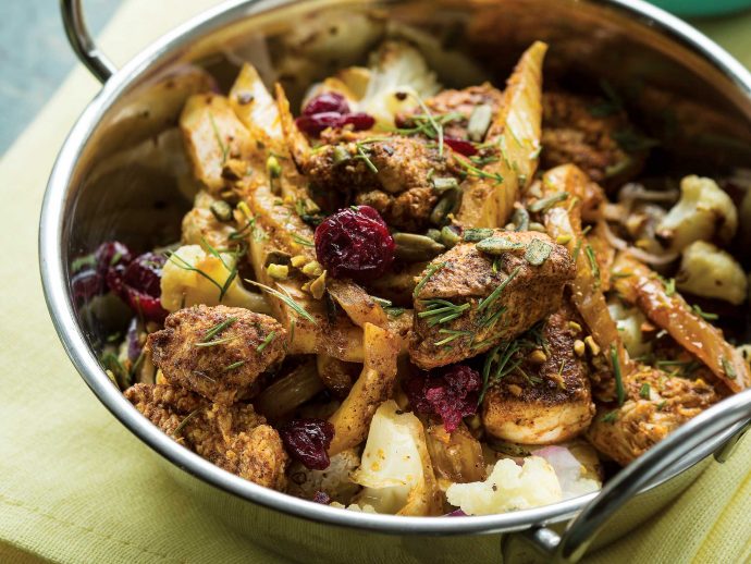 Cauliflower Chicken Hash