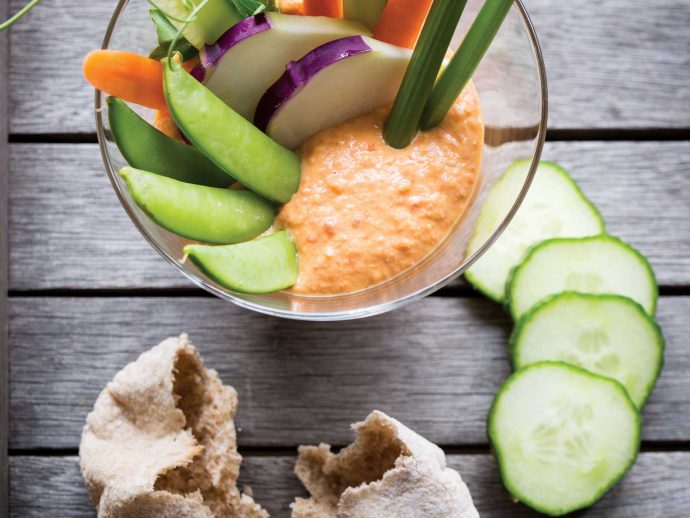 Roasted Red Pepper Hummus
