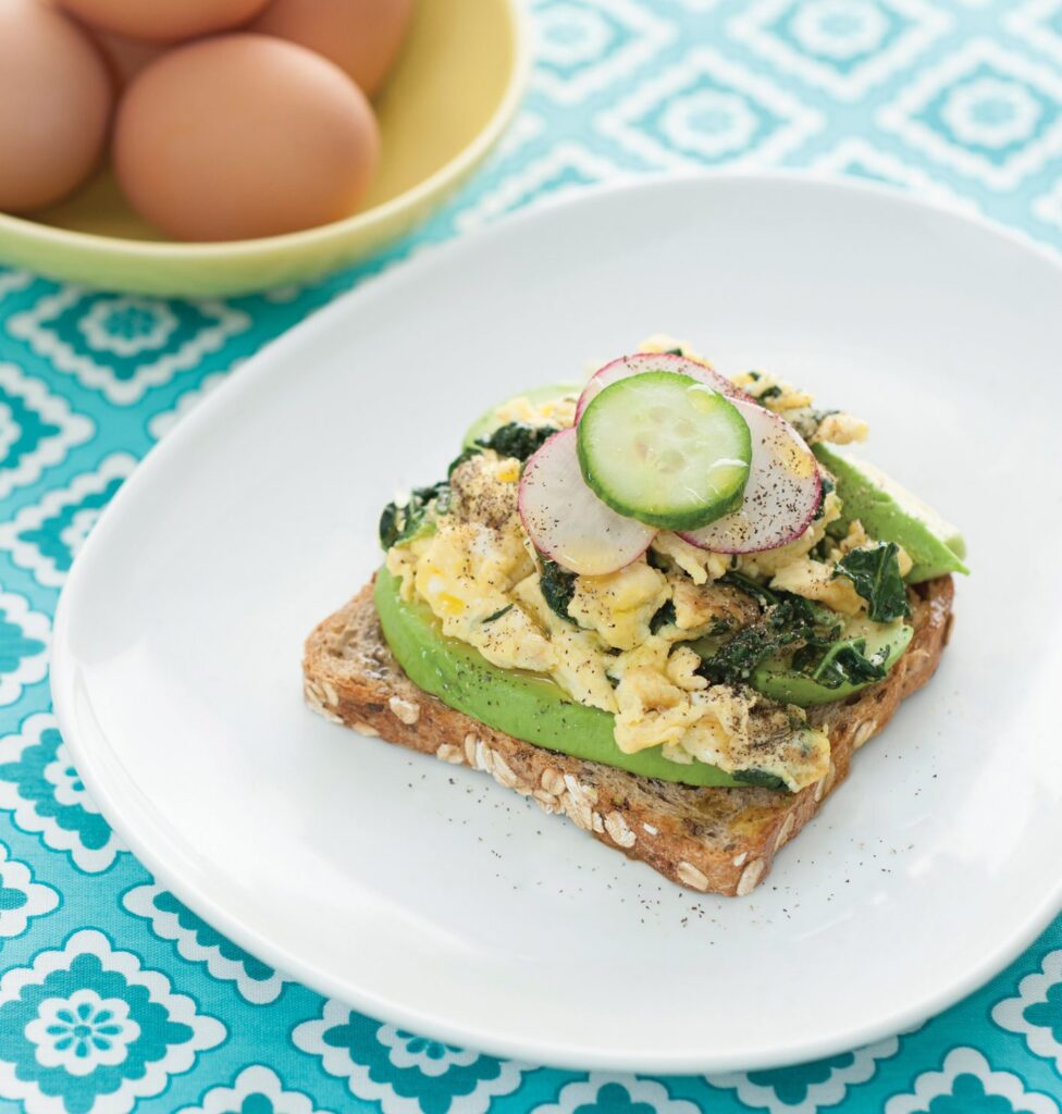 Joyous Recipes: Avocado Kale Tartine