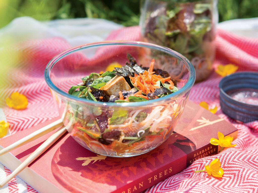 Hoisin-Baked Tofu Ramen Salad