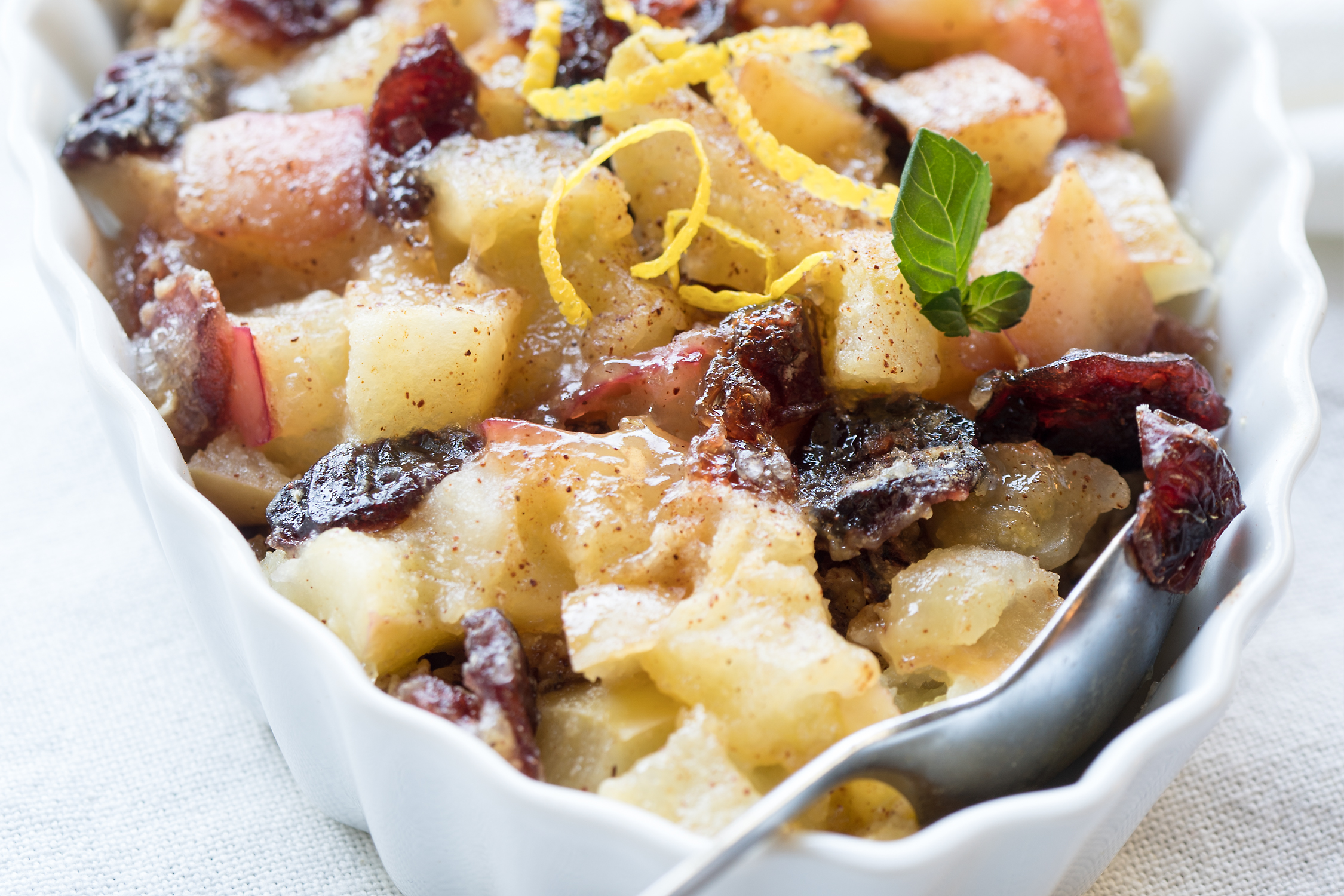 Upside-Down Apple Crisp