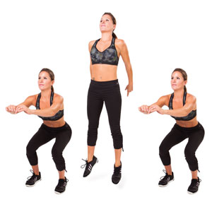 Jump squats