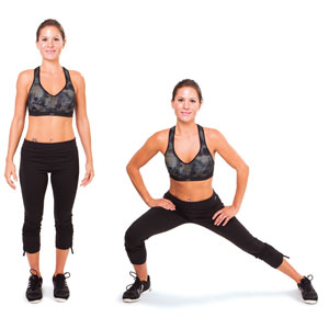 Lateral lunge