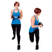 Stationary Lunge with Twist