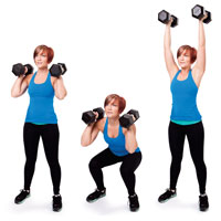 Squat and Shoulder Press
