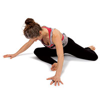 Side glute stretch