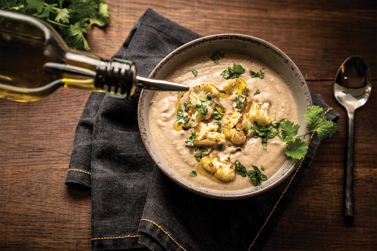 Masala cauliflower soup